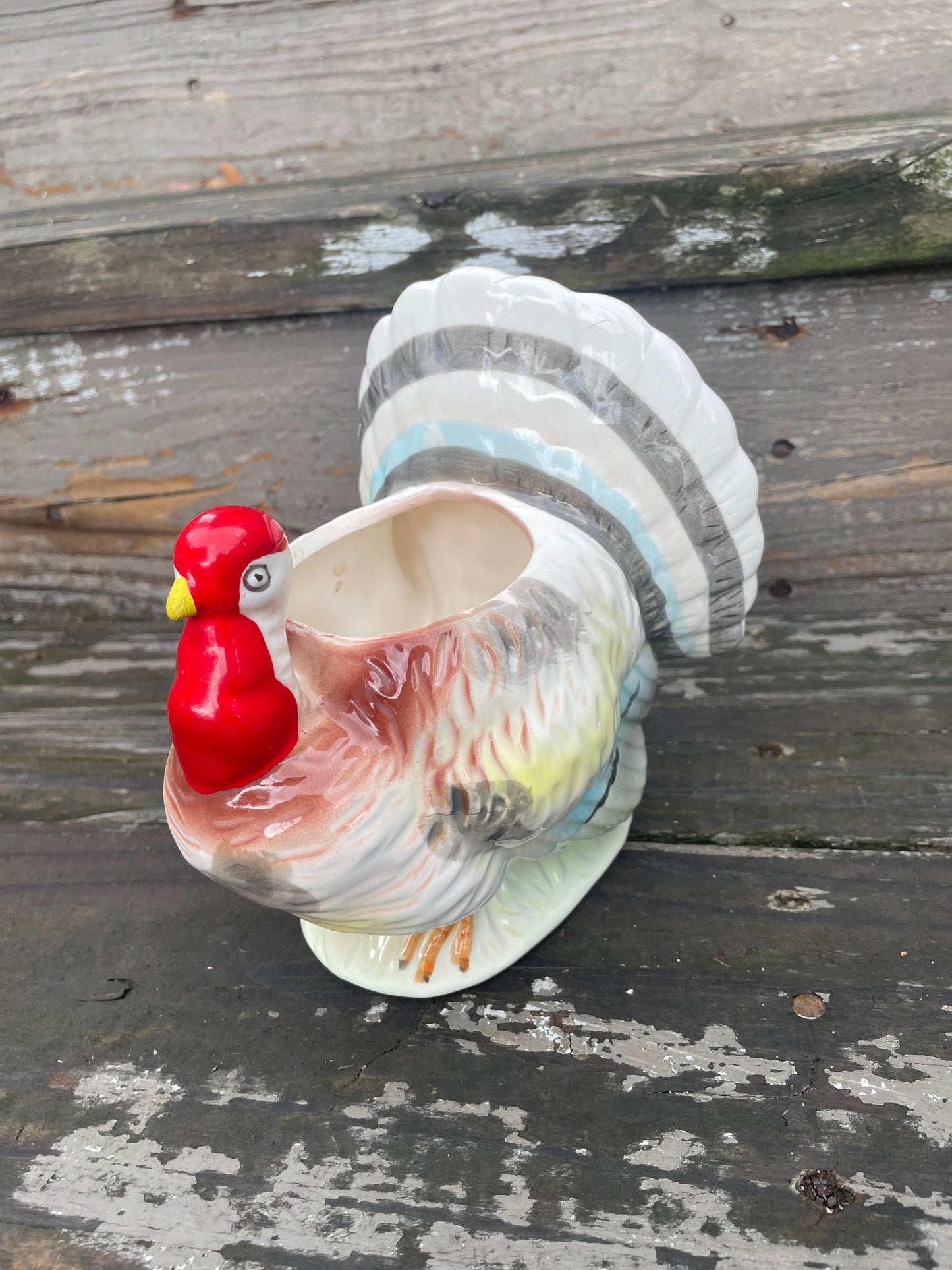 Rubens Ceramic Turkey Planter