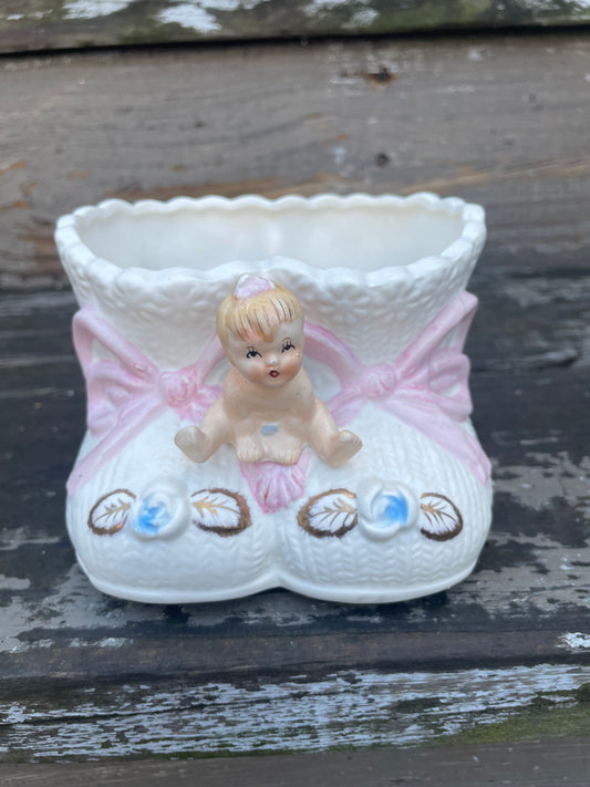 Napcoware Baby Shoe Planter