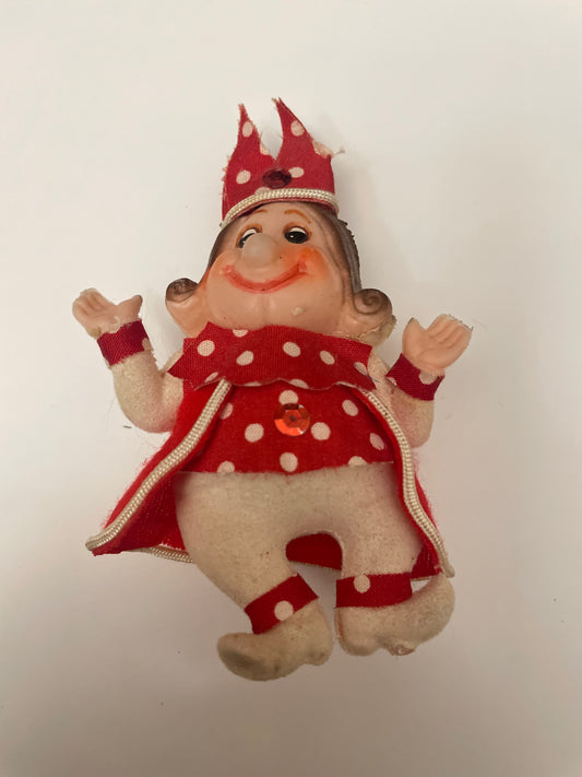 Vintage blowmold King Ornament