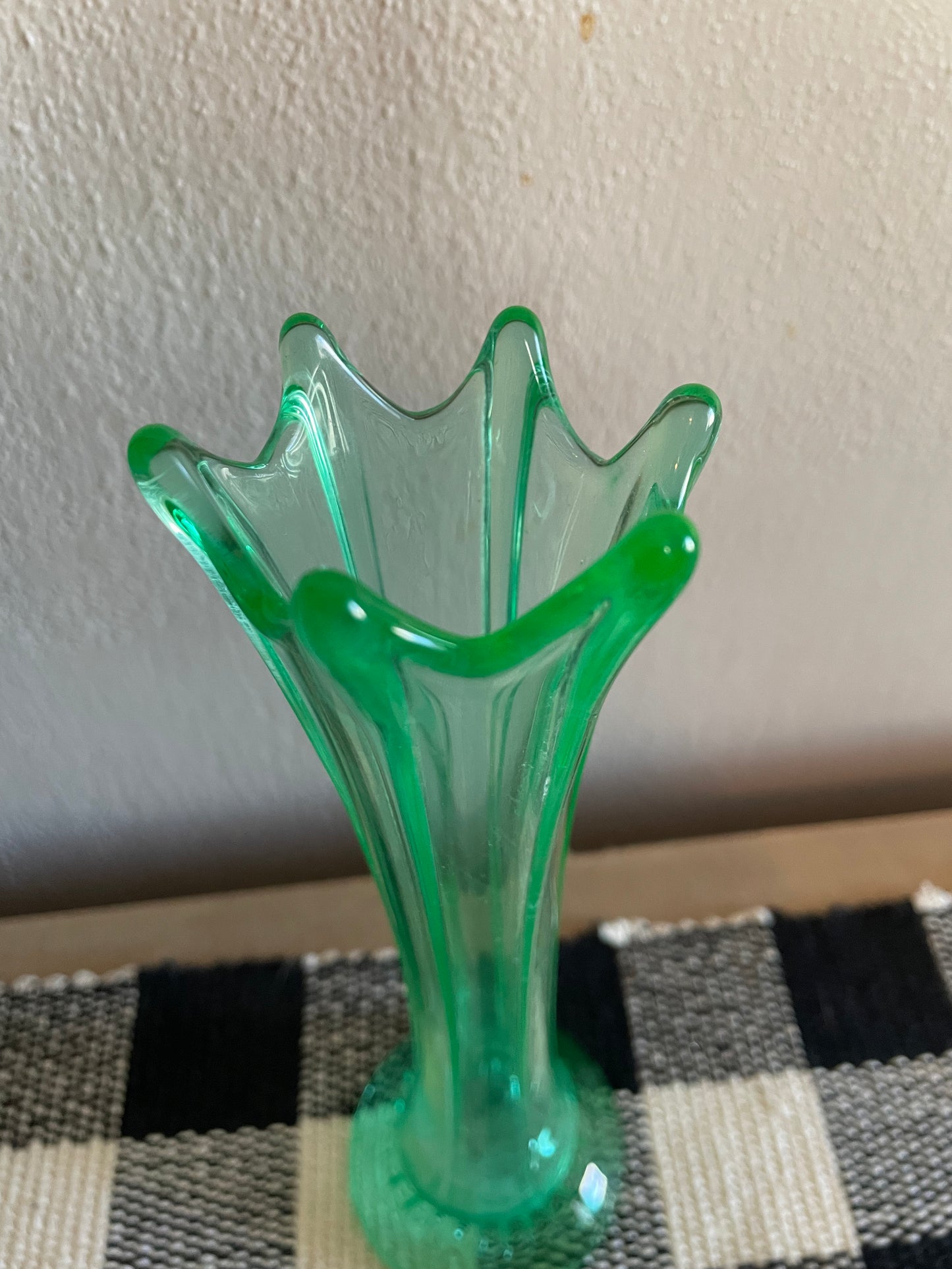 Uranium 6 Finger 10” Vase