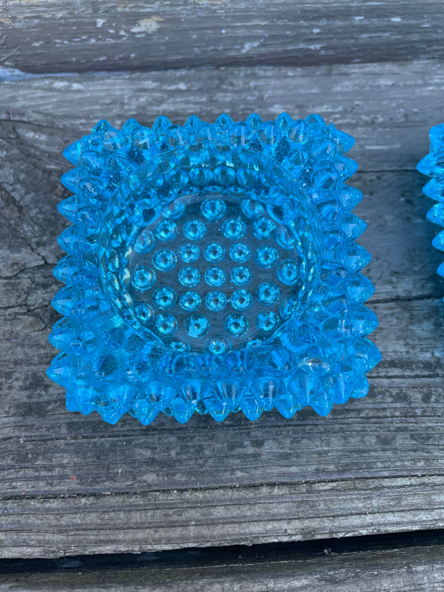 Set of 2 Hobnail Salt Cellars