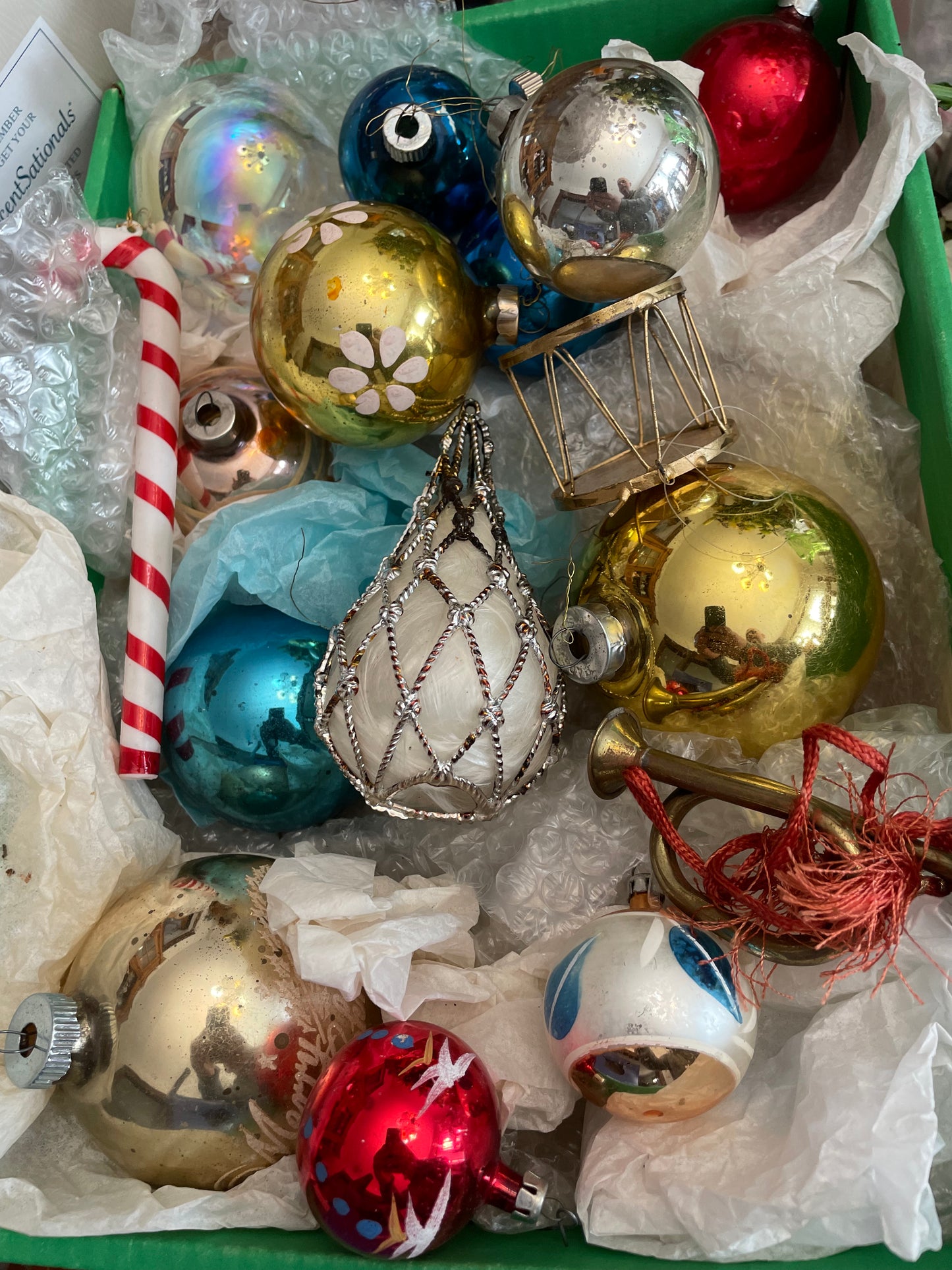 Lot of 16 Vintage Christmas Ornaments