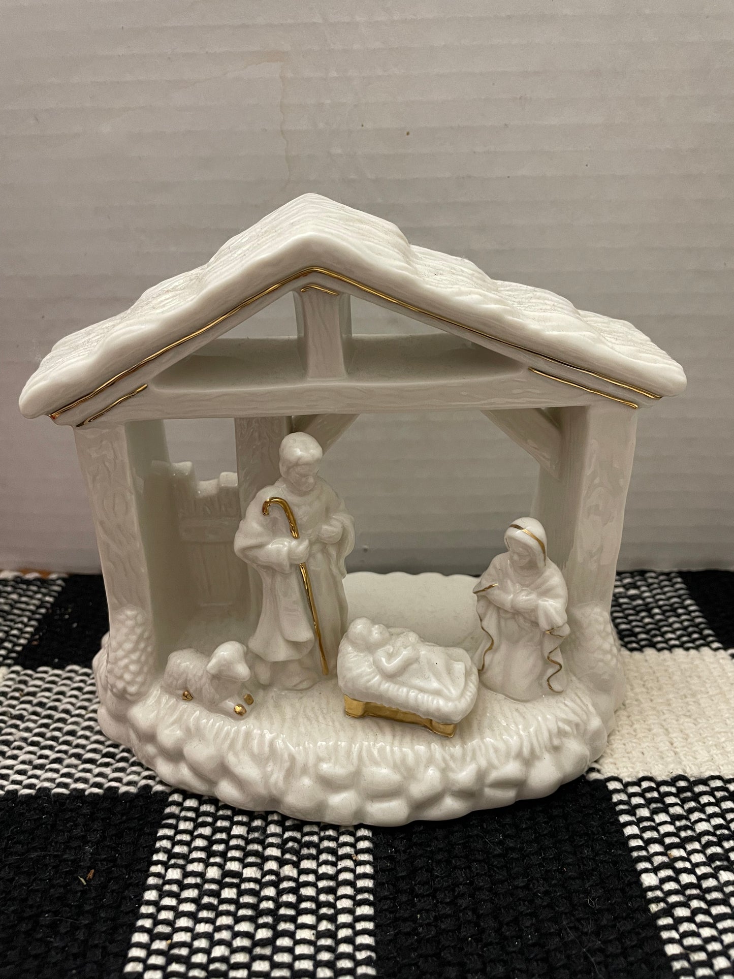 Mikasa ~ Nativity ~ Votive Candle Holder ~ 5”