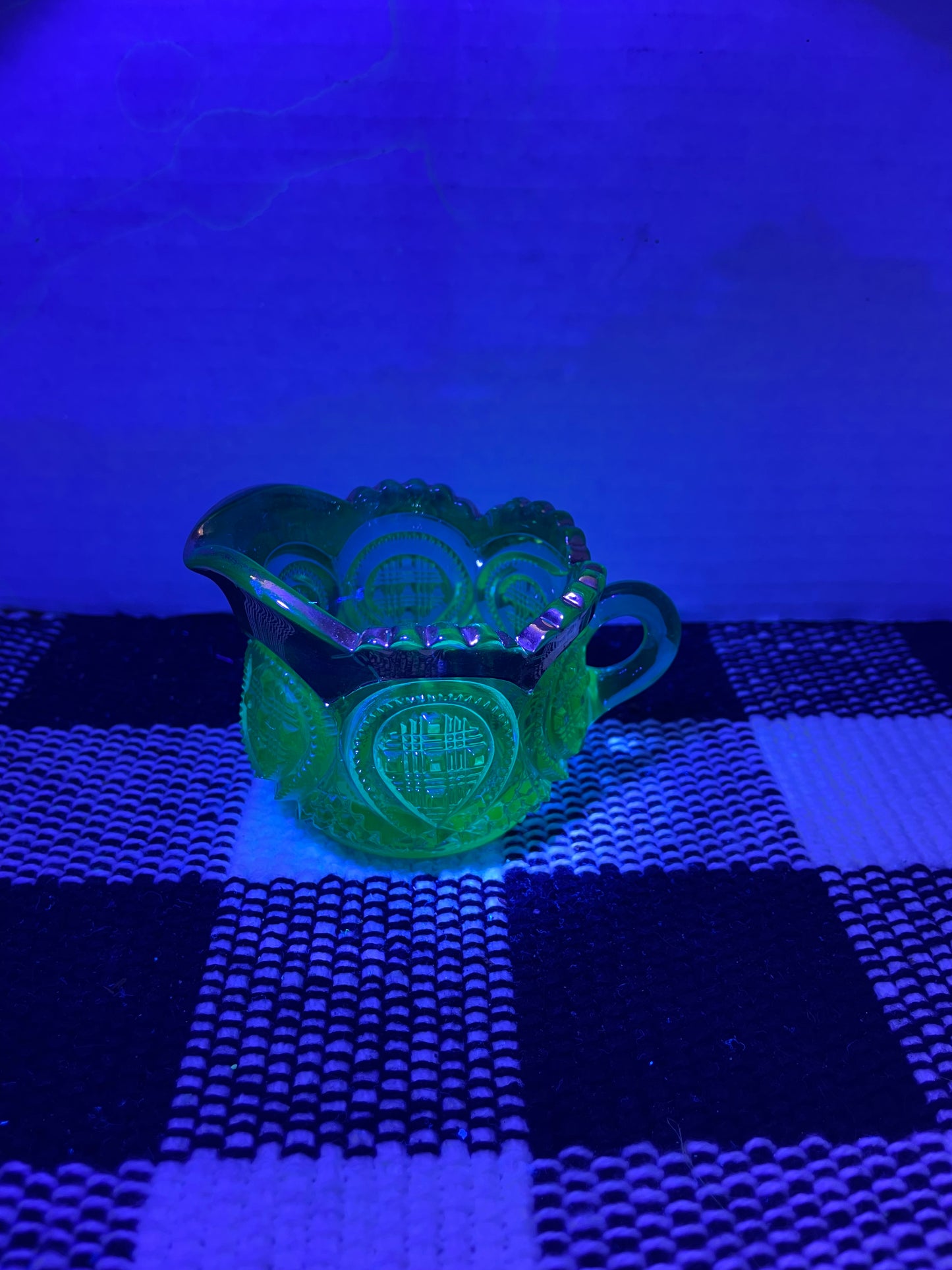 Uranium Glass Creamer