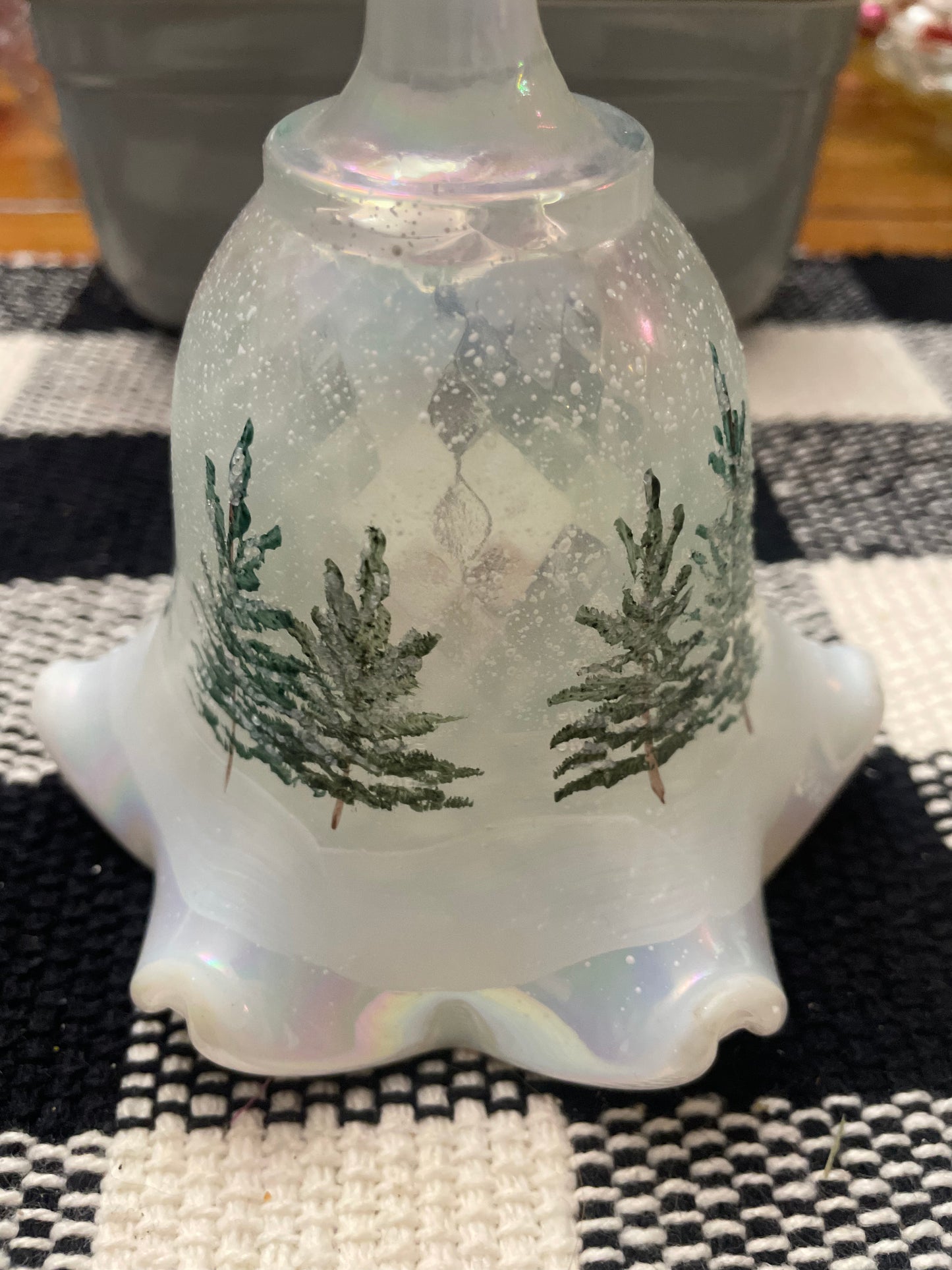 Fenton Winter Scene Bell