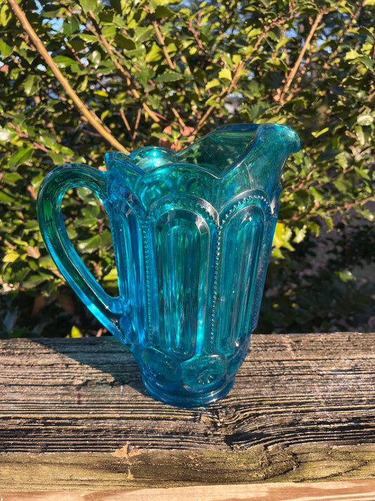 Moon and Star Blue 8” Pitcher