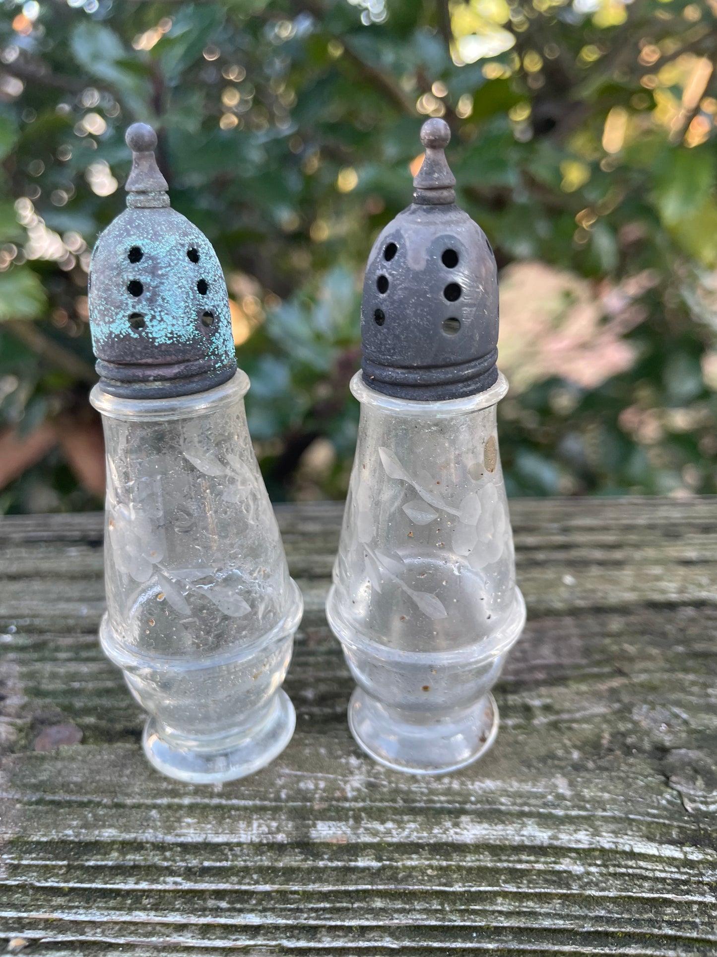 Vintage Sterling Salt and Pepper Set