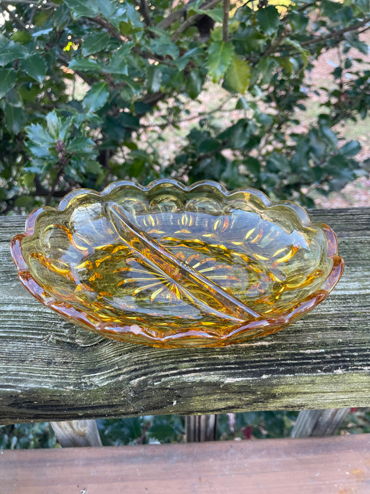 Anchor Hocking Divided Nut Dish