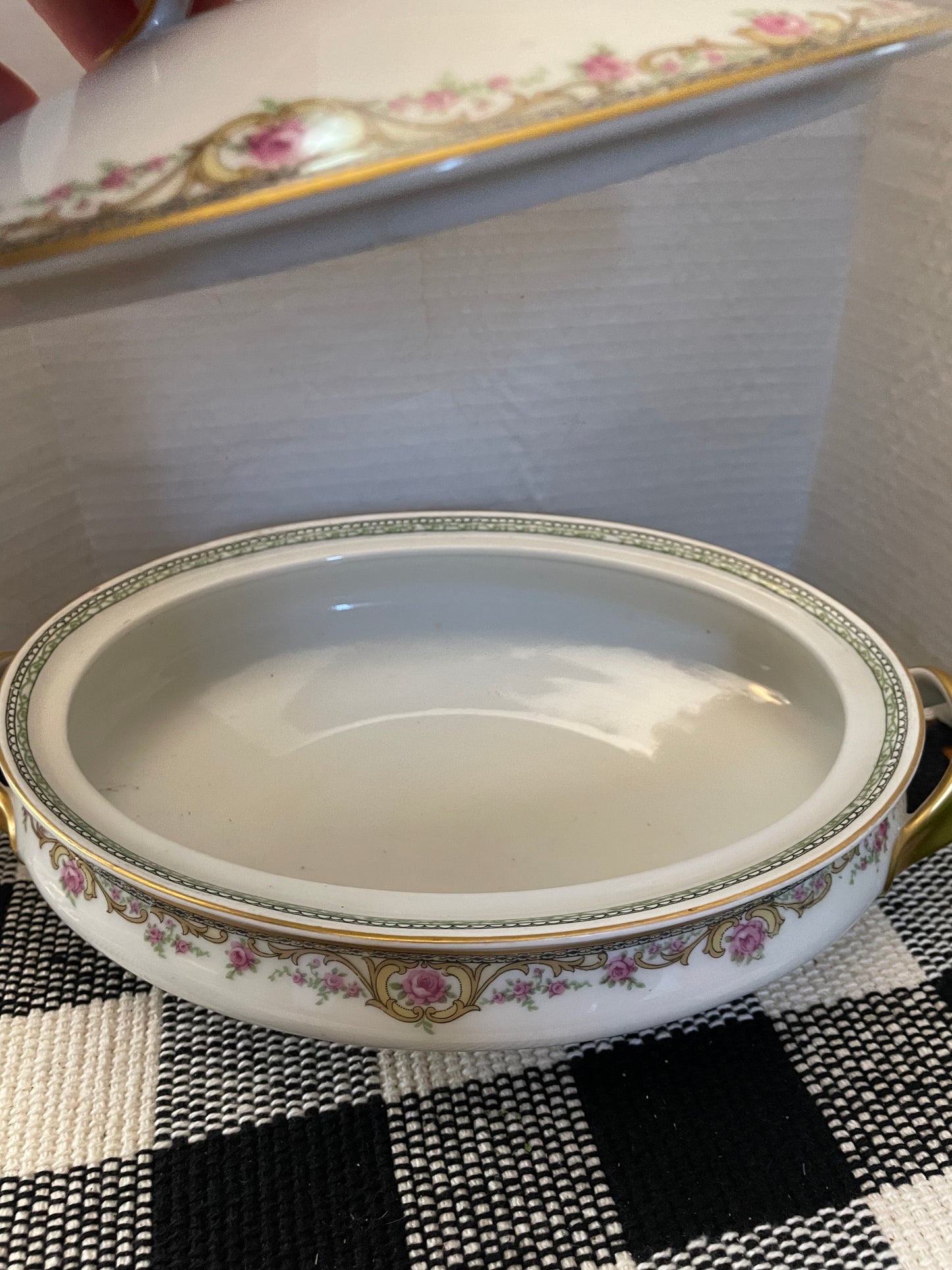 Oval Limoges Covered Serving Dish