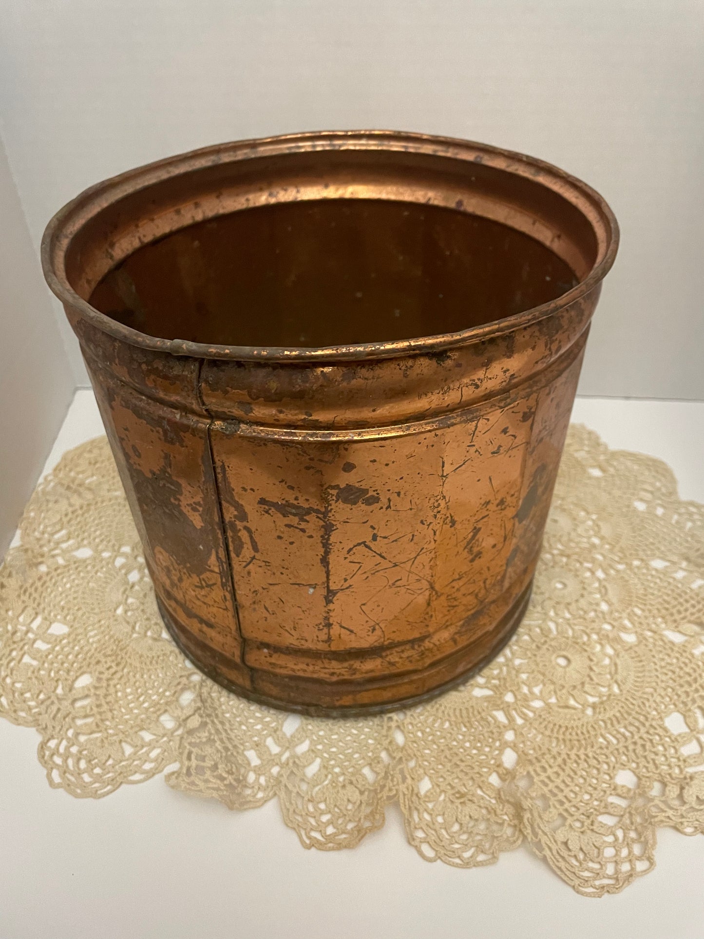 Copper Planter 8x7.5”