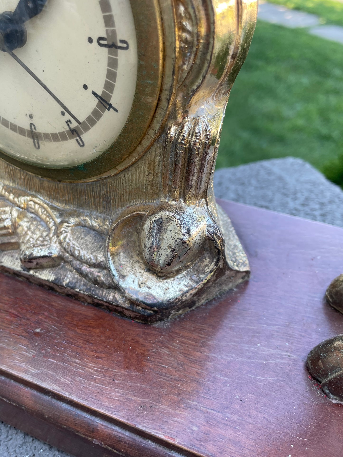 Vintage United Horse Mantle Clock