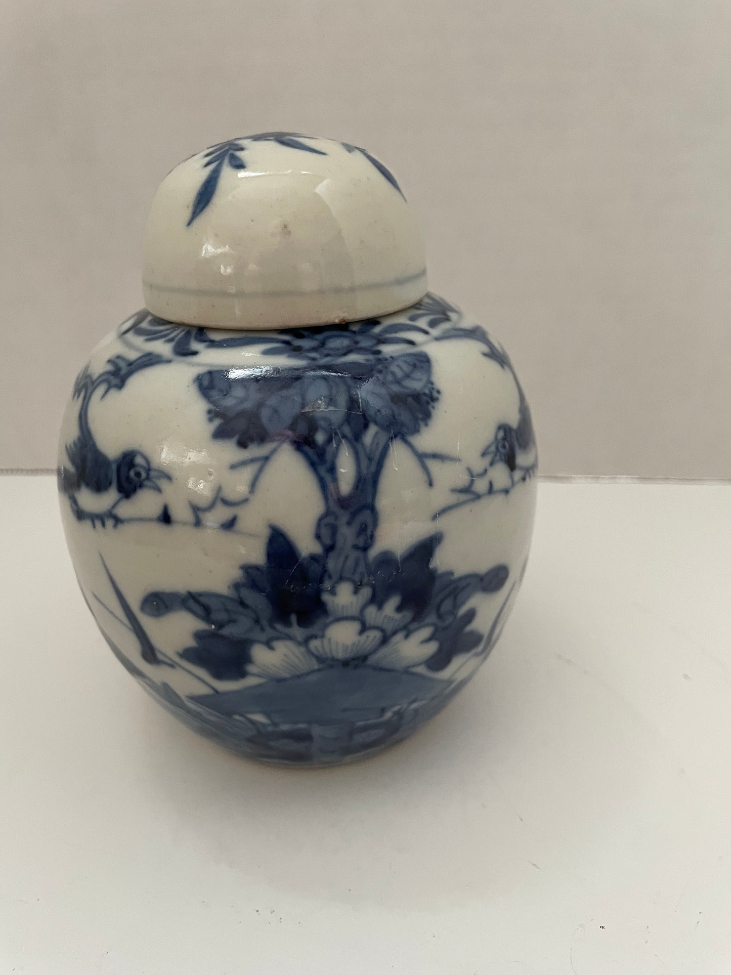 Oriental 5.25” Ginger Jar with Lid