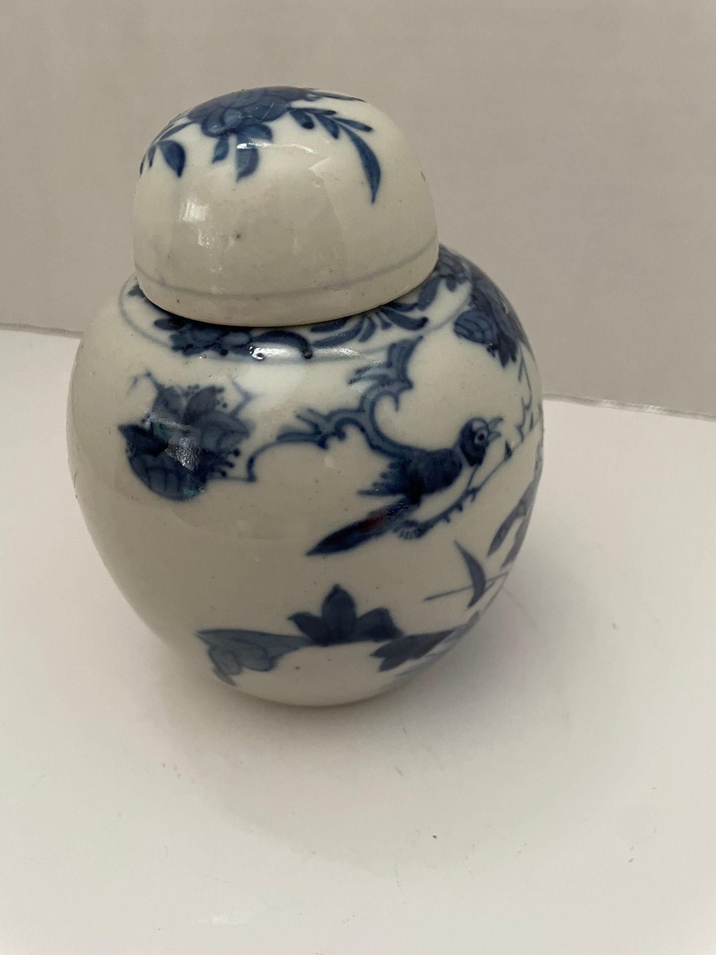 Oriental 5.25” Ginger Jar with Lid