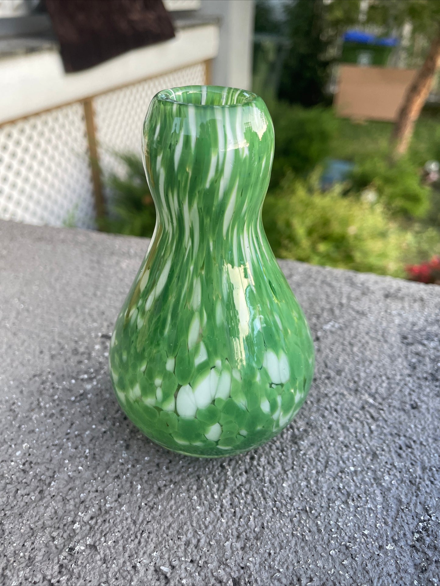 Studio Art Hand Blown Bud Vase 4.5”