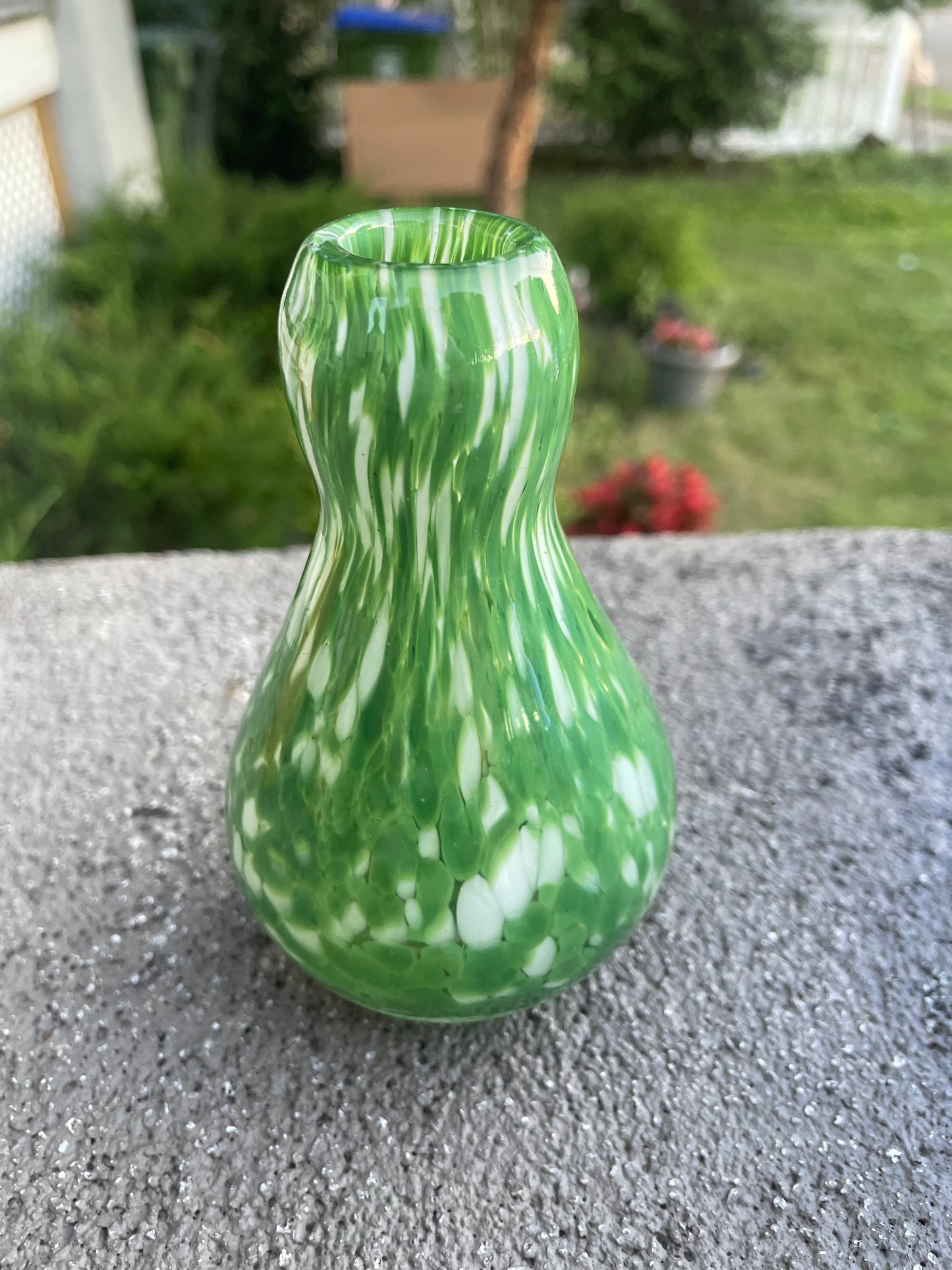 Studio Art Hand Blown Bud Vase 4.5”