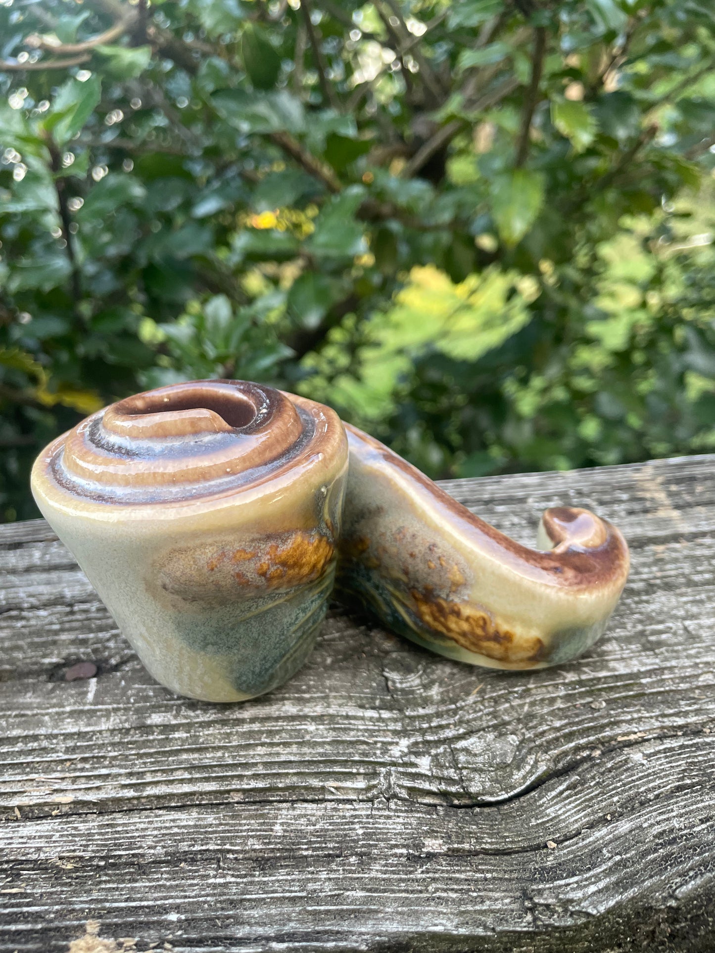 Hull Pottery Harvest Tapered Candle Holders