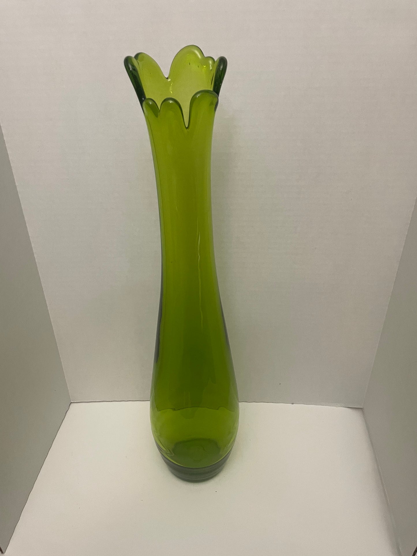 MCM Avocado Green 22” Swung Vase