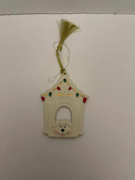 Lenox Dog Christmas Tree Ornament