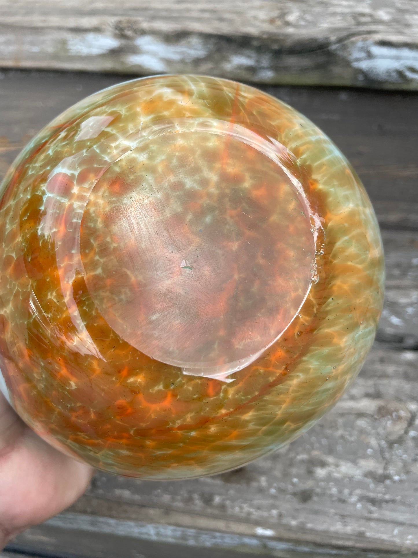 Window Marble Cased Glass Vase