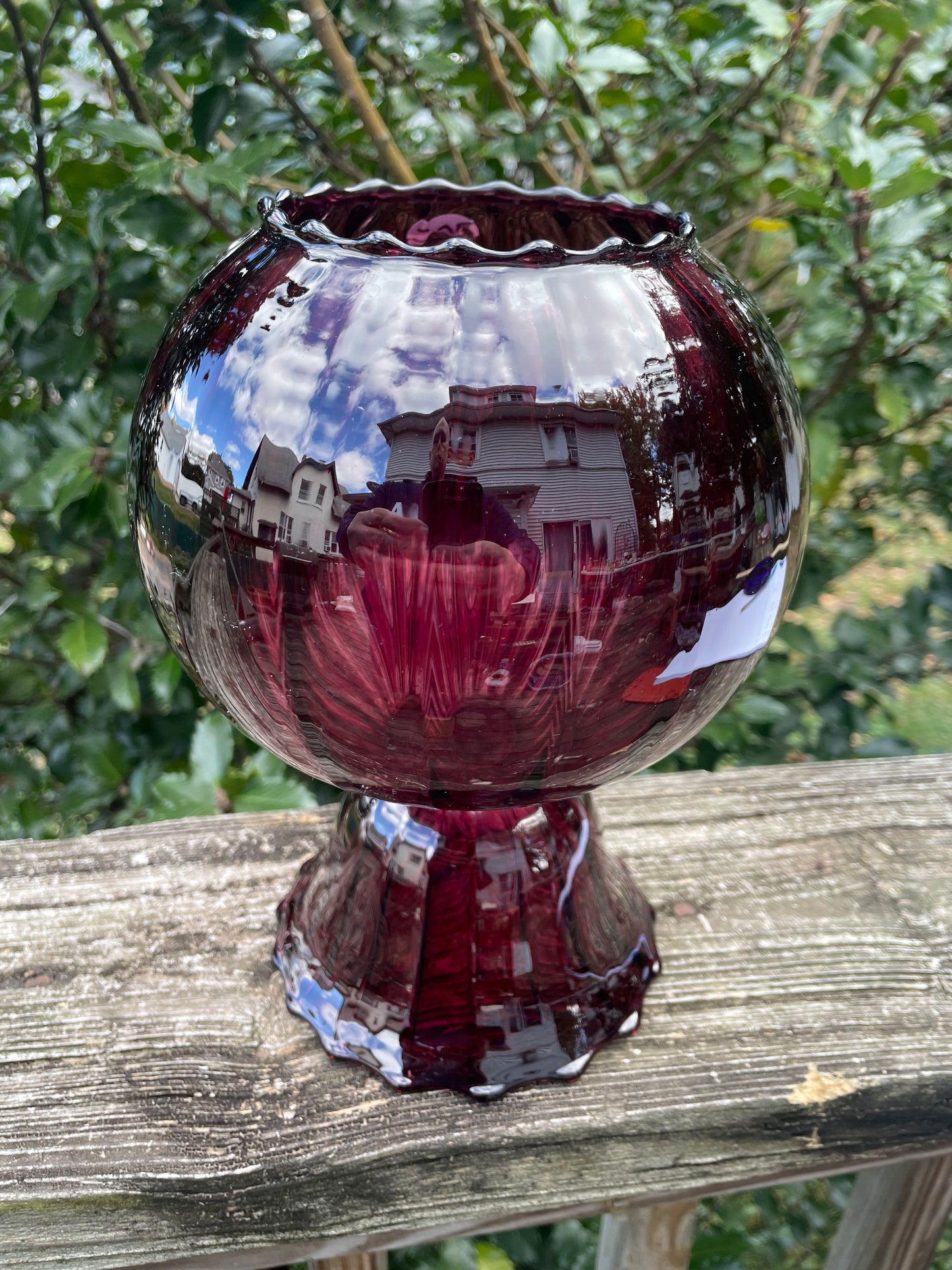 Anthropologie Amethyst Vase 8.5”